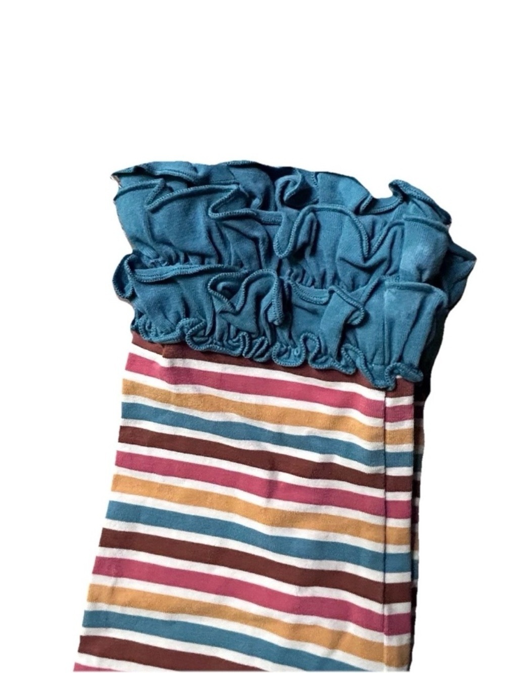 Girls Matilda Jane Striped Leggings Ruffled Bottom Size 14 - Picture 2 of 5